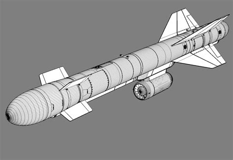 3d kh-59 missile kh-59mk model