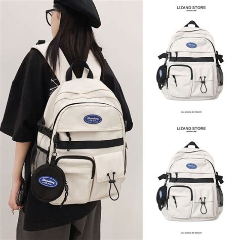 Japanese junior high school student schoolbag female college style ...