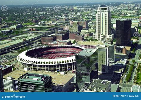 View Of Old Busch Stadium, St. Louis, MO Editorial Photography - Image: 23417927