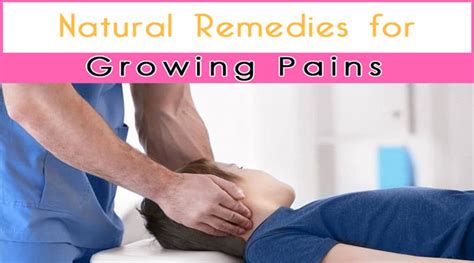 Natural Remedies for Growing Pains | Home Remedies for Growing Pains