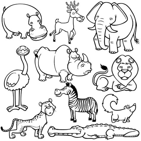 Compartir más de 60 dibujos para imprimir animales salvajes muy ...