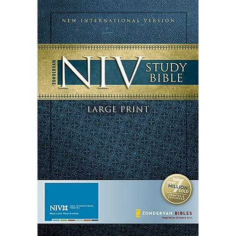 Study Bible-NIV-Large Print - Walmart.com - Walmart.com