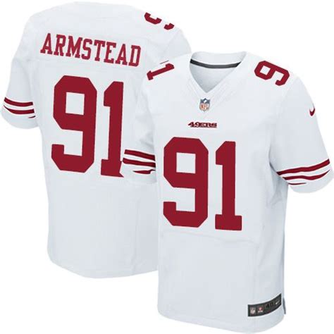 Nike 49ers #91 Arik Armstead White Men's Stitched NFL Elite Jersey [NikeNFL-49ers-990194] - $22. ...