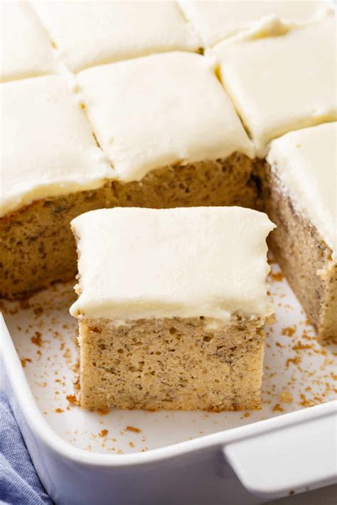 The Best Banana Cake with Cream Cheese Frosting - All Things Mamma