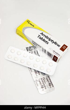 amitriptyline tablets for depression & depressive disorders Stock Photo ...