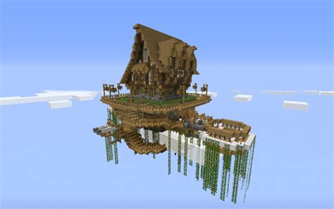 Floating Island House Minecraft Project | My XXX Hot Girl