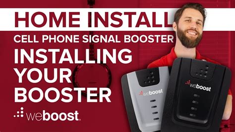 Installing the Booster - Cell Phone Signal Booster Home Install Series (5 of 6) | weBoost - YouTube