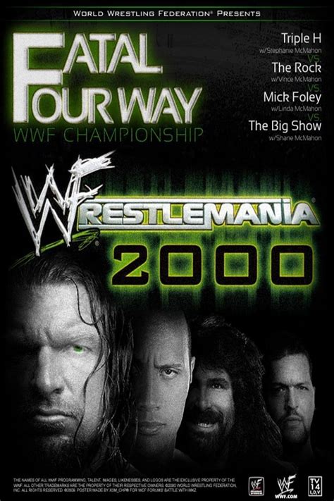 WWE WrestleMania 2000 (2000) - Posters — The Movie Database (TMDB)