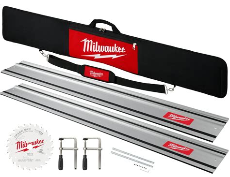 Milwaukee Track Saw 110-in. Guide Rail Kit and Accessory Bundle