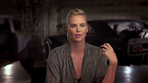 The Fate of the Furious: Charlize Theron "Cipher" Behind the Scenes Movie Interview - YouTube