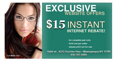 Eyeglasses PROMOTIONS, Coupons and Deals-Massapequa Nassau Long Island ...