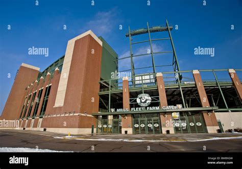 Lambeau Field Green Bay Wisconsin Stock Photo - Alamy