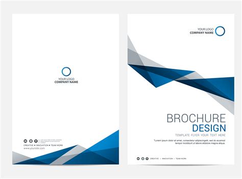 Brochure Layout template, cover design background 575738 Vector Art at Vecteezy