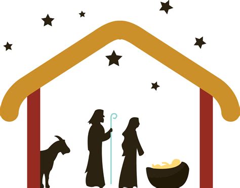 Nativity Scene Drawing | Free download on ClipArtMag