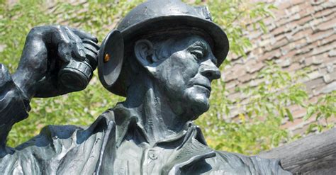 Free stock photo of american history, miner, statue