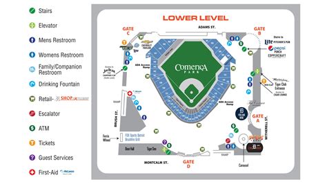 Comerica Park Seating Chart Rows Concert – Two Birds Home