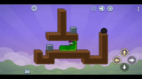 Apple Worm Game Play Level 20 - YouTube