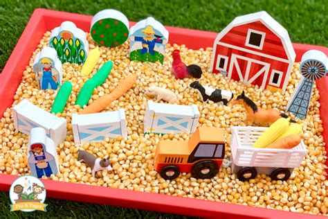 Farm Sensory Bin for Preschool - Pre-K Pages