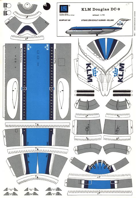 Papercraft 3d Paper Airplane Templates