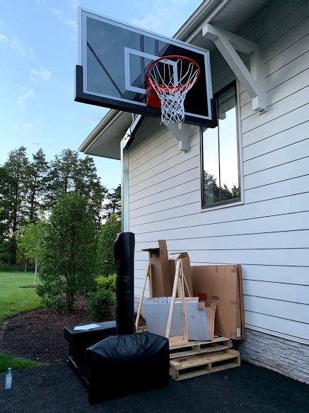 in-ground Goalrilla Basketball Hoop assembly and installation service | Basketball goal ...