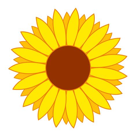 Flower Vector PNG Image for Free Download | Flower vector art, Vector flowers, Sunflower clipart