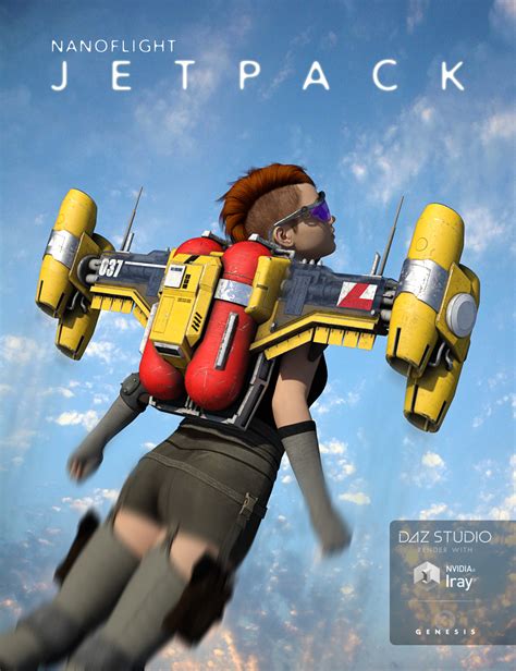 Nanoflight Jetpack for Genesis 2 and 3 | Daz 3D