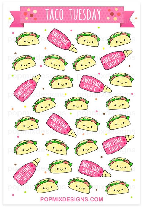 Cute Food Printable Stickers at catherindesigns.com | Cute kawaii drawings, Cute drawings, Cute ...