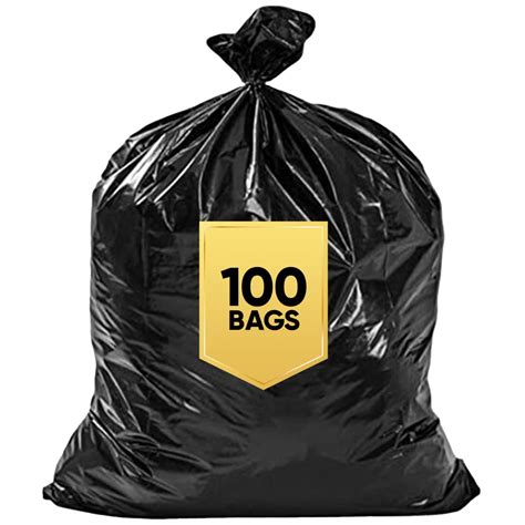 Buy 44-45 Gallon T Bags, (Value 100 Bags w/Ties) Extra Large T Bags 45 Gallon - 44 Gallon - 39 ...