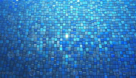 Shimmering Blue Mosaic Background for Presentations AI Generated ...