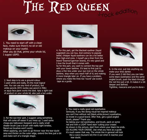 RED QUEEN. Makeup Tutorial. by oGuren on DeviantArt