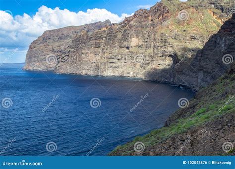 Los Gigantes Cliff, Tenerife, Spain Stock Photo - Image of cliff ...