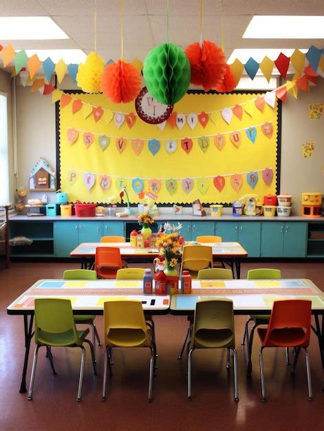 Rainbow Classroom Preschool Classroom Decor, Kindergarten