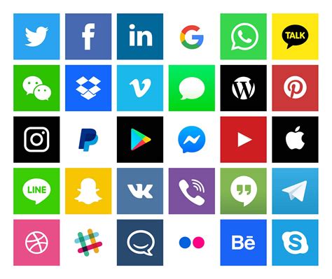 Free Social Media Vector Icons (AI)