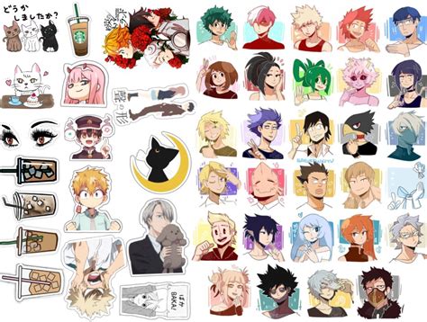 Printable Stickers Anime - Printable Word Searches