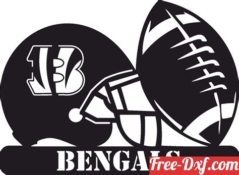 Download Cincinnati Bengals NFL helmet LOGO IBazg High quality fr