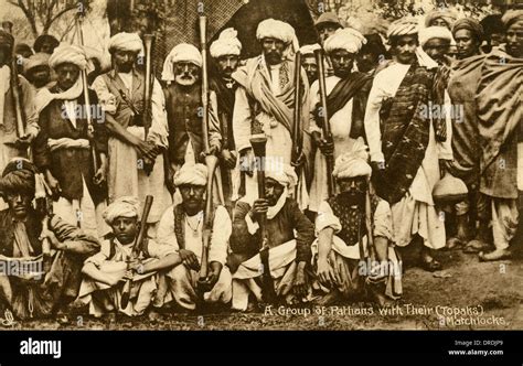 Peshawar - Pathan Tribesmen with rifles Stock Photo: 66068305 - Alamy