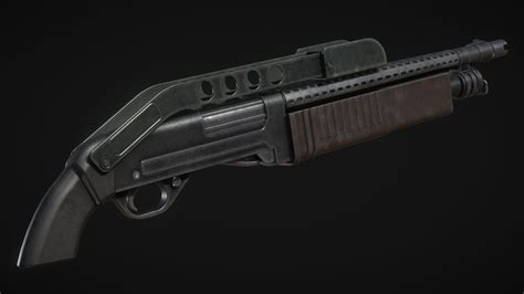 KS-23 Shotgun - 3D model by chanoc [efb744f] - Sketchfab