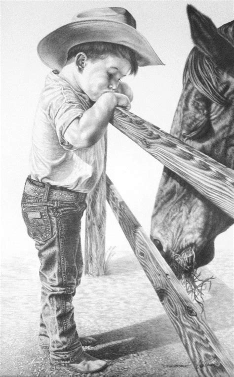 Western Horse Drawings at PaintingValley.com | Explore collection of ...