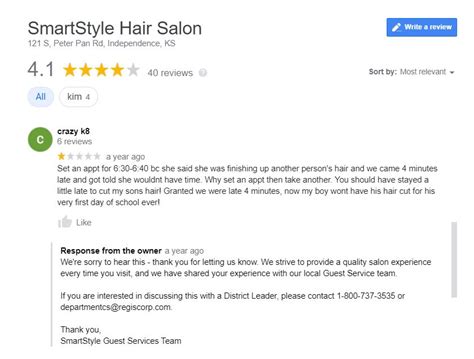 How to Respond to Negative Reviews About Your Hair Salon