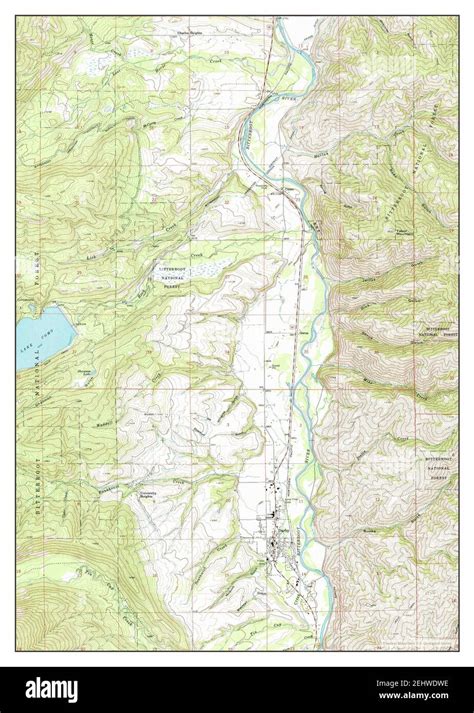 Darby, Montana, map 1964, 1:24000, United States of America by Timeless ...