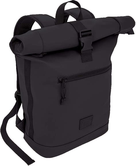 Expandable Roll Top Waterproof Trendy Backpack With Laptop Pocket (Black) - Walmart.com ...