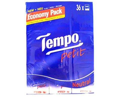 Buy TEMPO Petit Pocket Tissue (Neutral) 72 Packs (Hong Kong Version ...