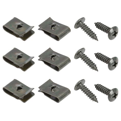 Lower Prices for Everyone Assorted 50 pack Kit Car Speed Clips for Sportbike U-Clips Spire Clips ...