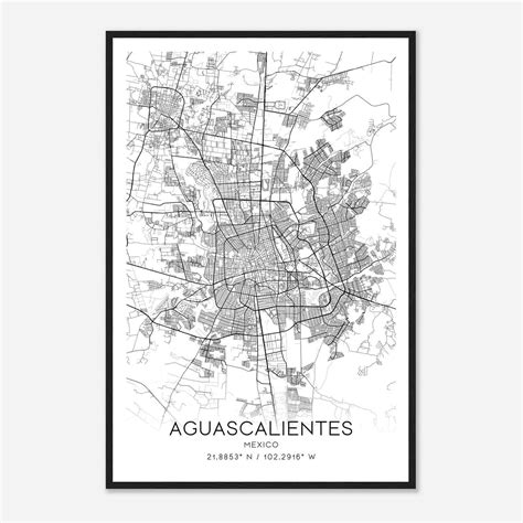 Aguascalientes - Custom Maps & Posters