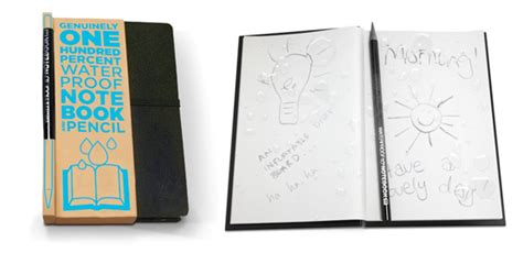 Waterproof Notebook gets wet and keeps your words dry | One More Gadget