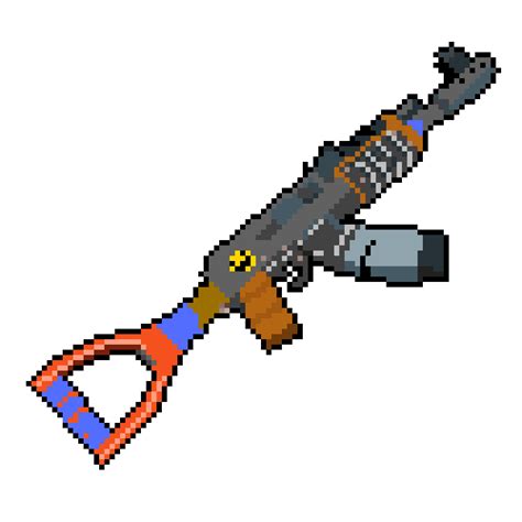 Pixilart - Rust Ak47 Pixel Art by ThePixilArtGuy