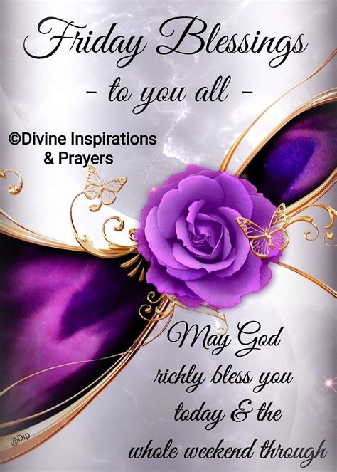 Happy Friday, 💜 God Bless... - Divine Inspirations & Prayers