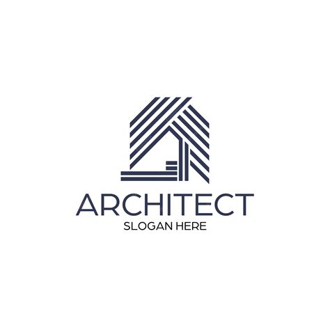 Premium Vector | Architecture minimalist logo design