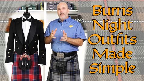 How to Dress for a Burns Supper - Men - YouTube