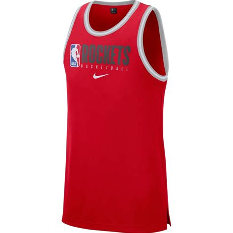 Nike Houston Rockets 2019/20 NBA Practice Performance Jersey Red ...